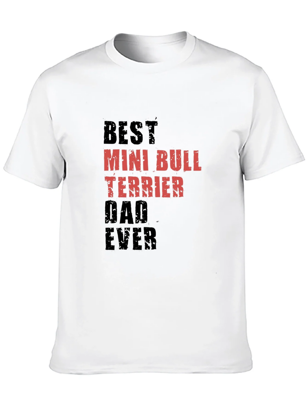 Best Mini Bull Terrier Dad Ever Black Tee product image 8