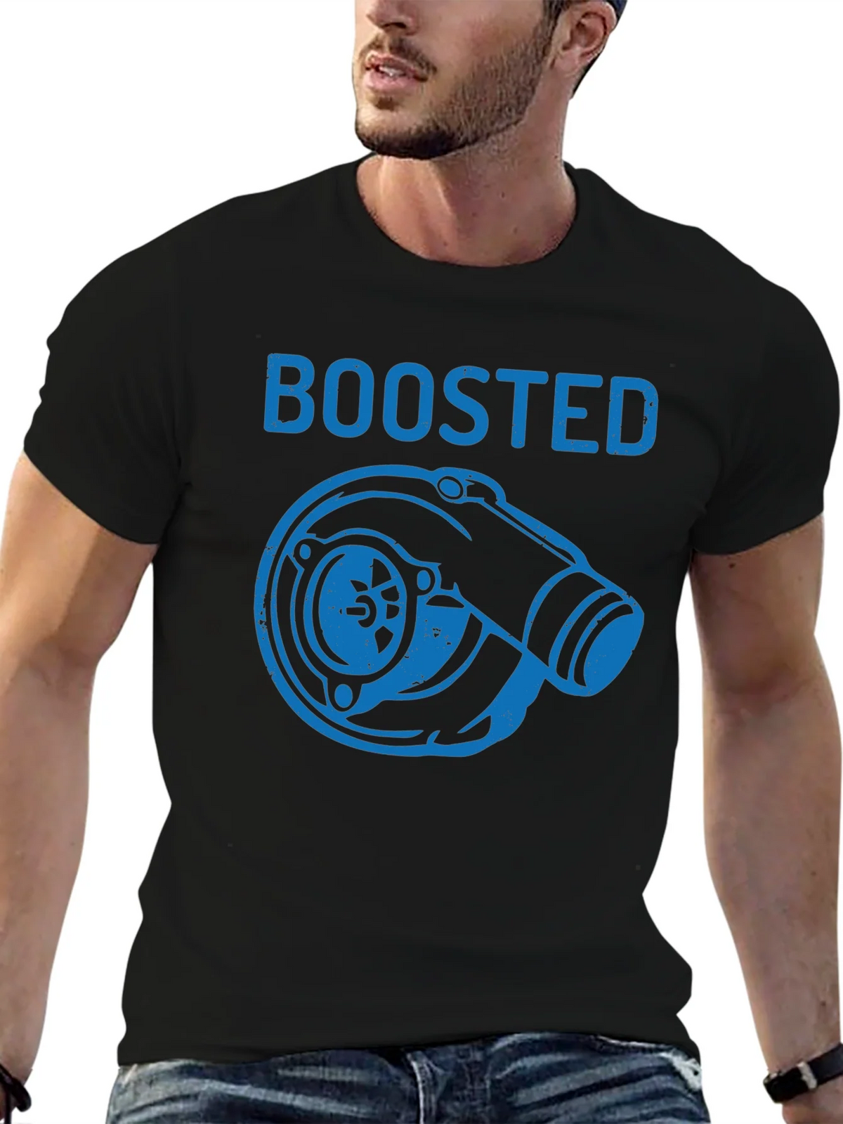 Boosted Turbo Black T-Shirt product image 6