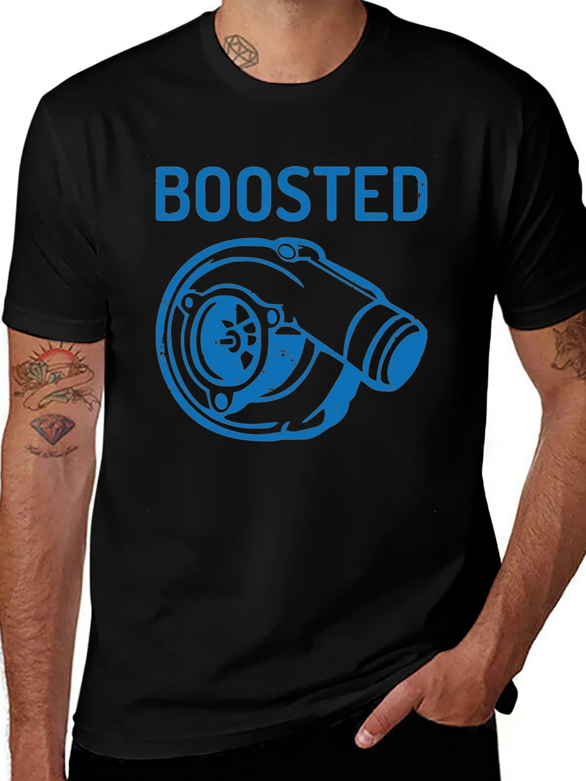 Boosted Turbo Black T-Shirt product image 1
