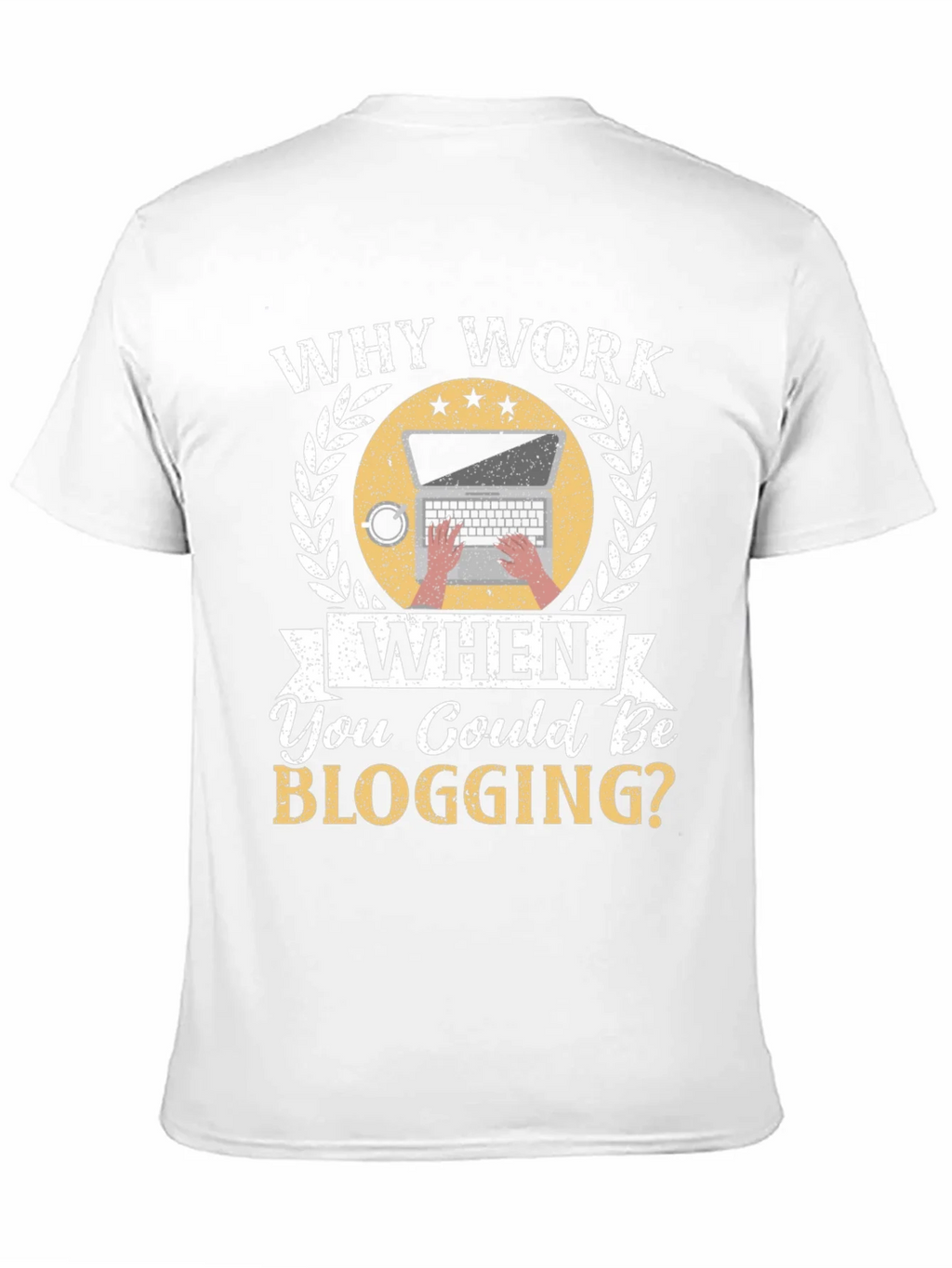 Why Work When You Could Be Blogging Black T-Shirt product image 10