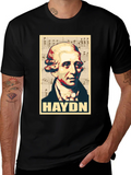 Haydn Portrait Graphic Tee - Classical Music Fan T-Shirt product image 1