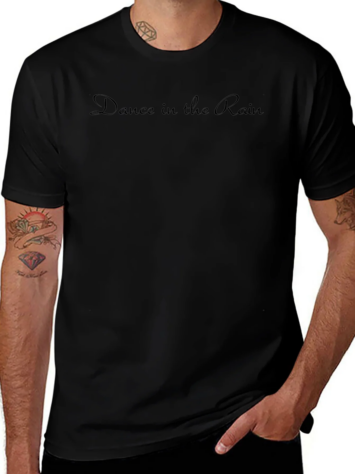 Dance in the Rain Black T-Shirt product image 1