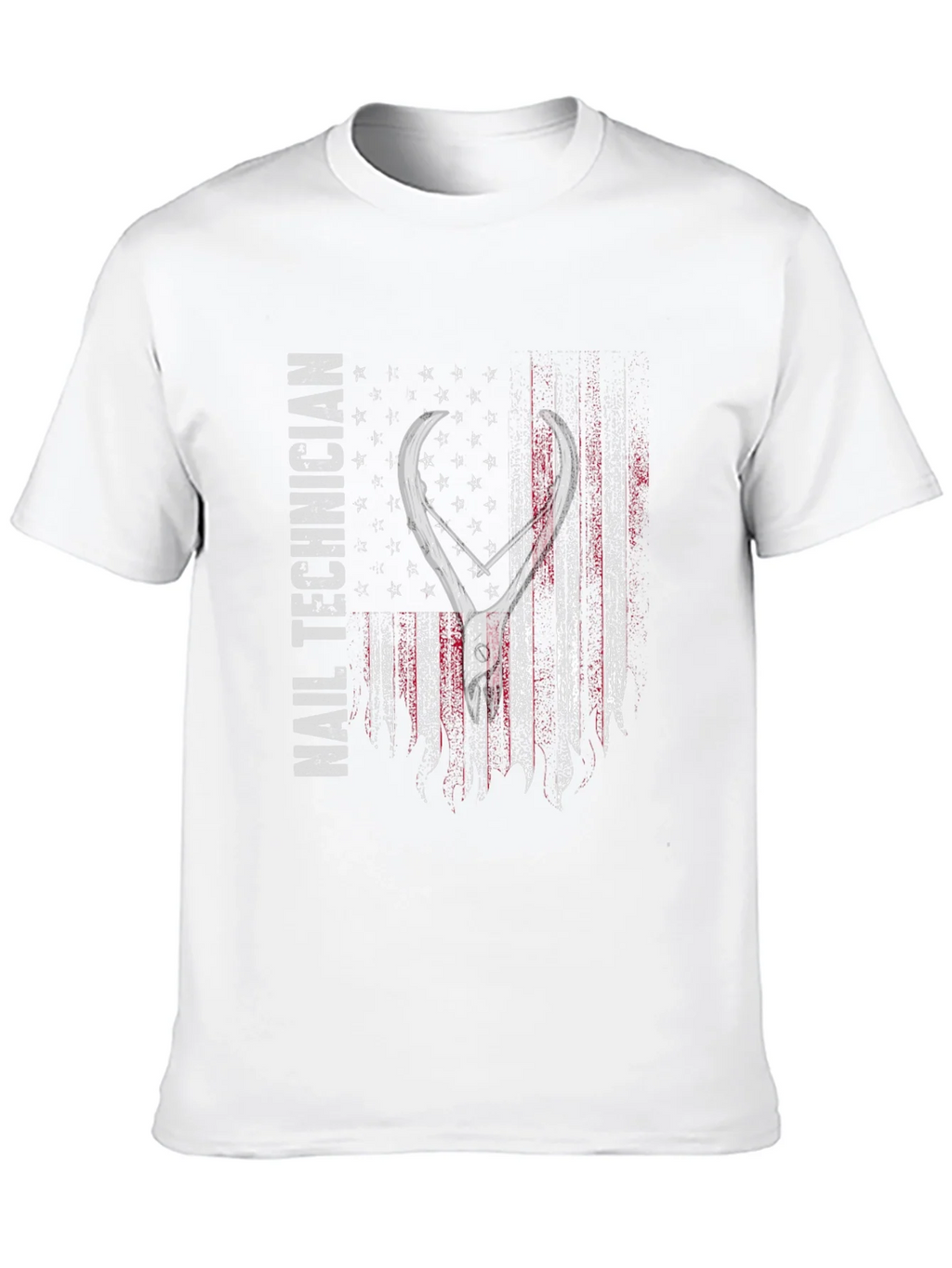 Nail Technician American Flag T-Shirt product image 9