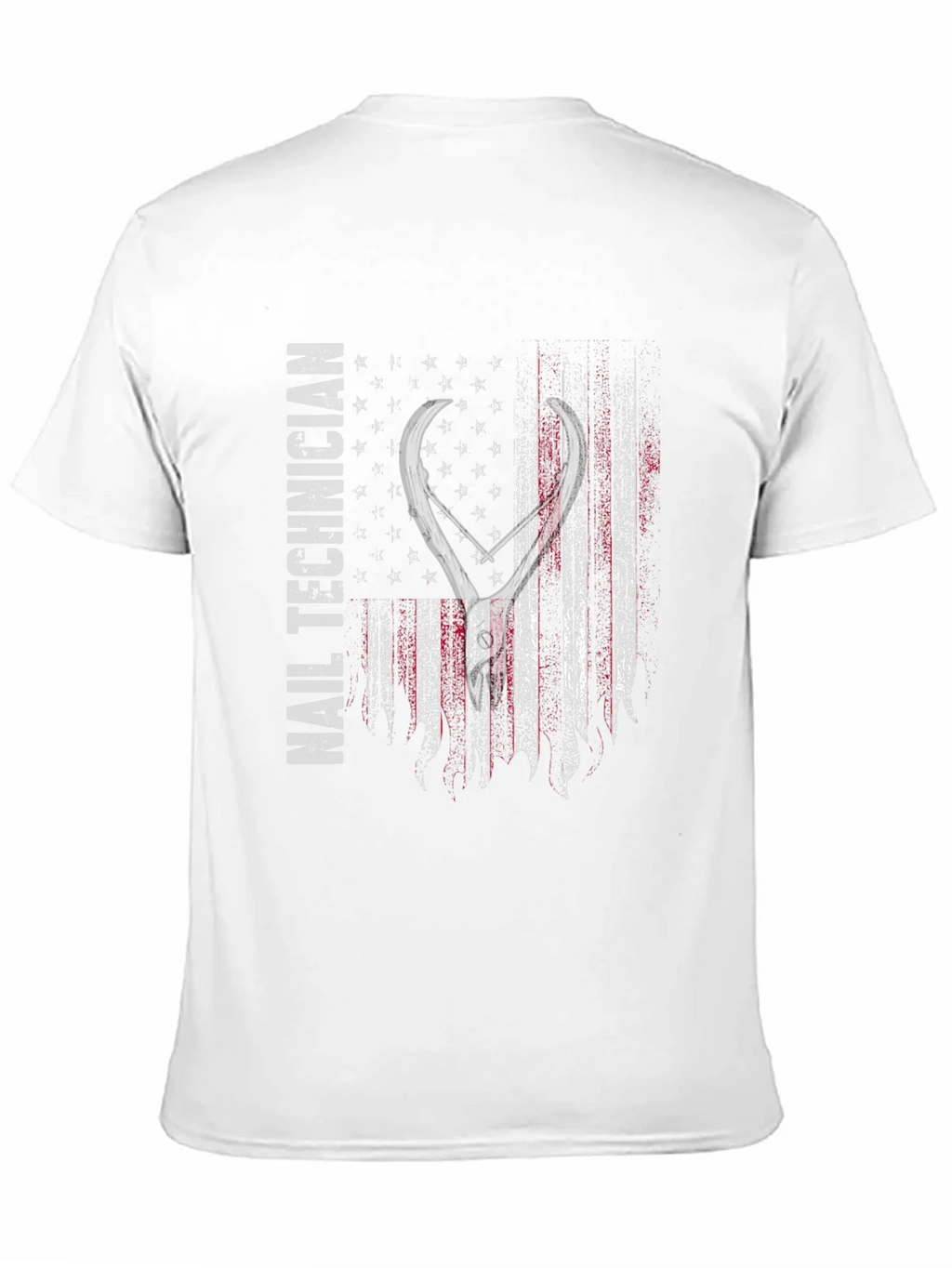 Nail Technician American Flag T-Shirt product image 10