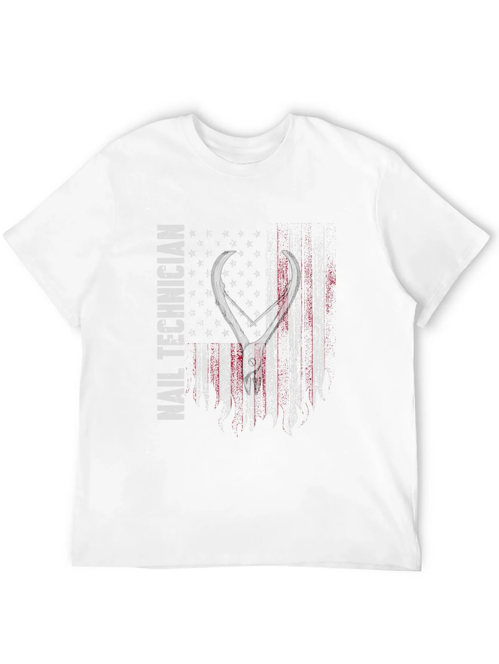 Nail Technician American Flag T-Shirt product image 11