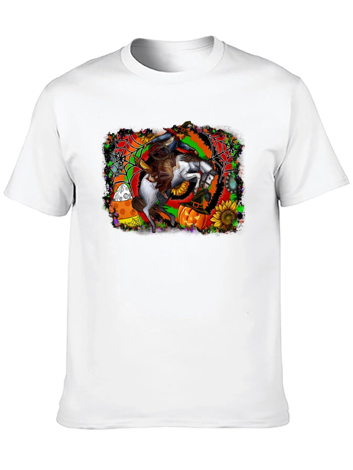 Halloween Horse Rider T-Shirt - Spooky Season Apparel product image 9