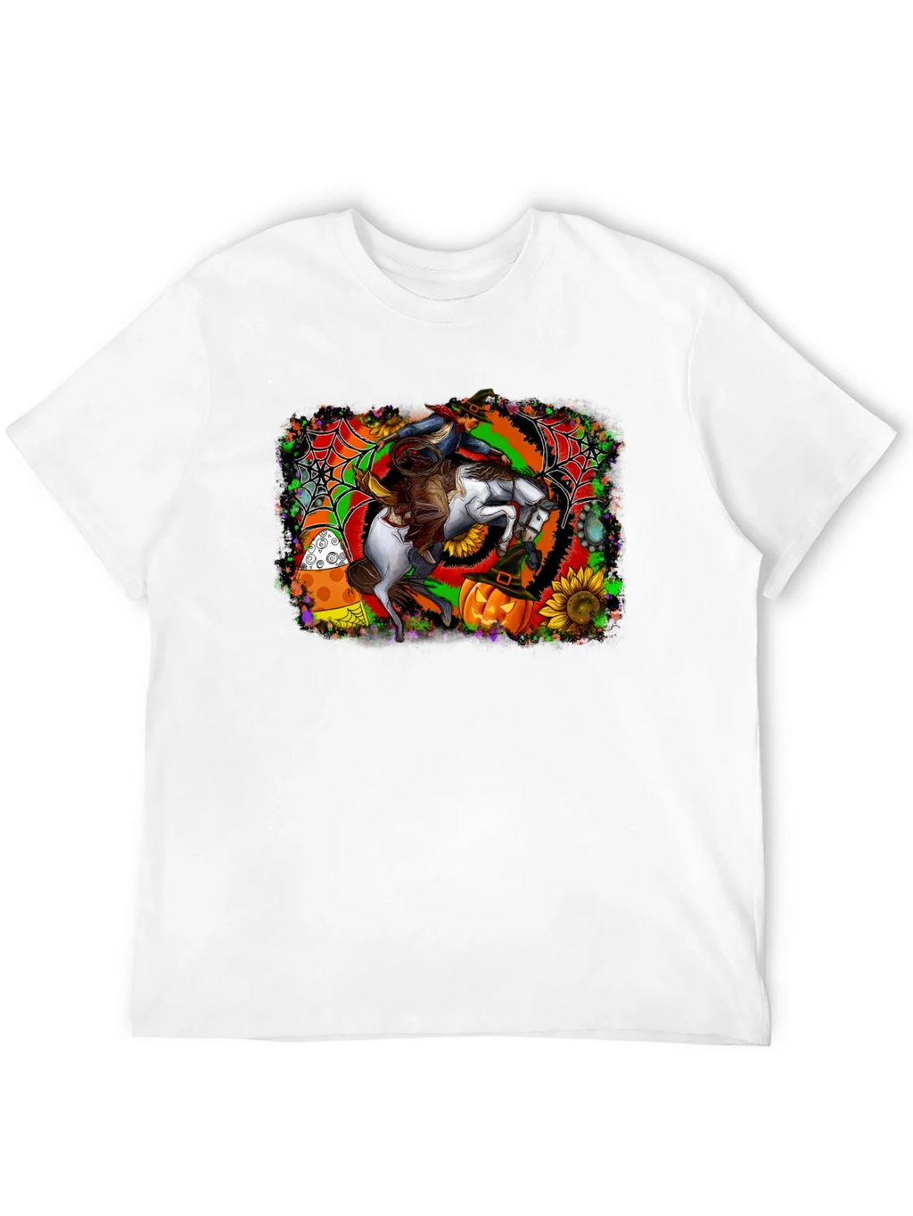 Halloween Horse Rider T-Shirt - Spooky Season Apparel product image 11