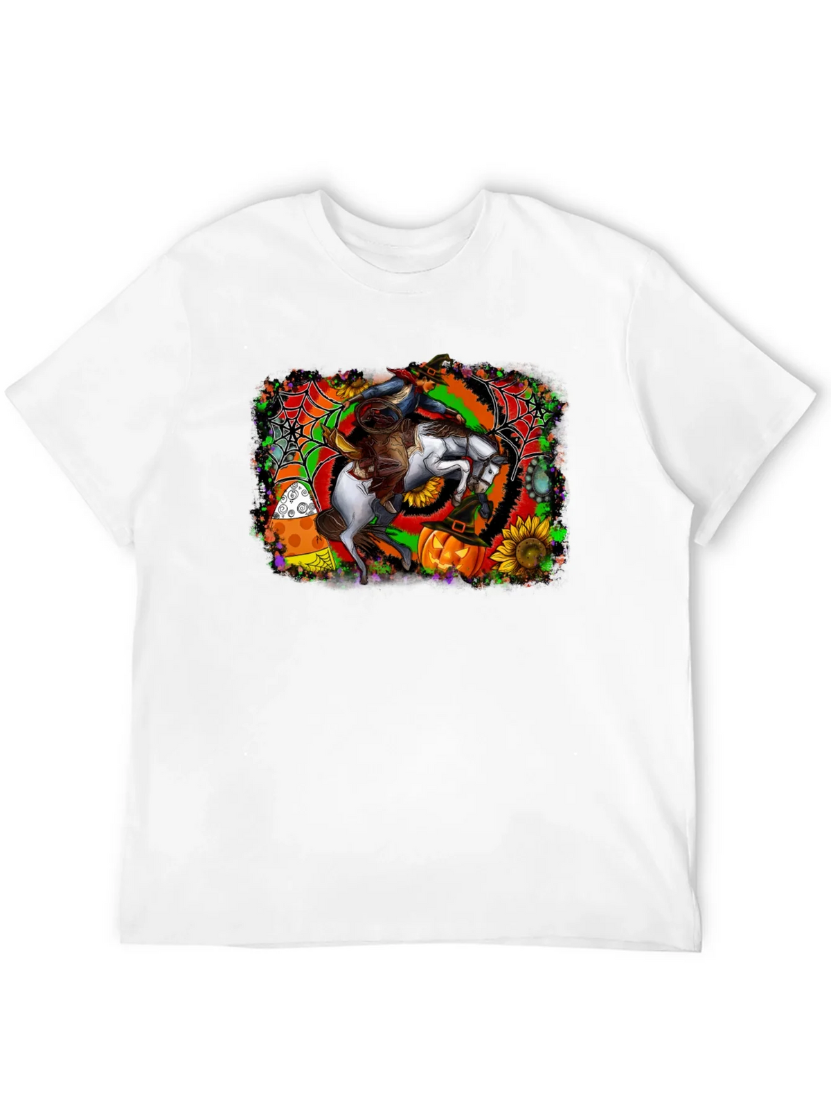 Halloween Horse Rider T-Shirt - Spooky Season Apparel product image 11