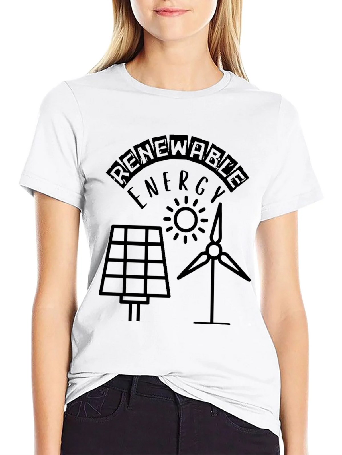 Renewable Energy T-Shirt Solar Wind product image 4
