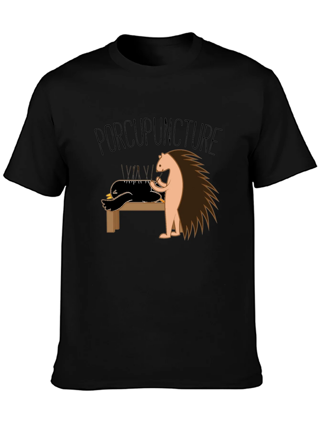 Funny Porcupuncture T-Shirt - Acupuncture Pun Tee product image 3