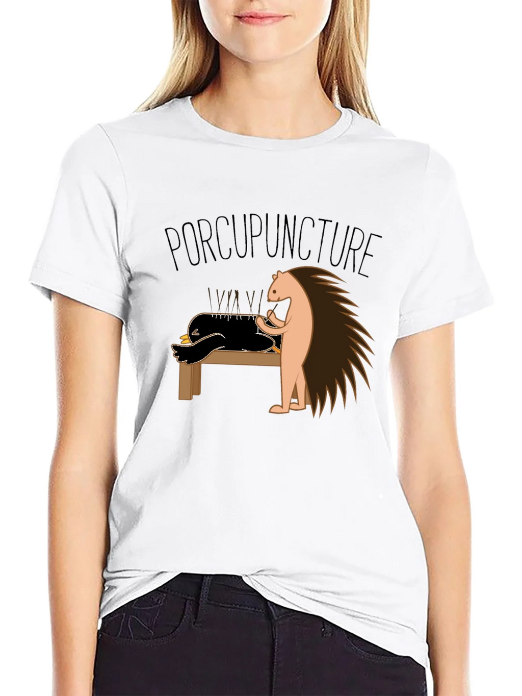 Funny Porcupuncture T-Shirt - Acupuncture Pun Tee product image 8