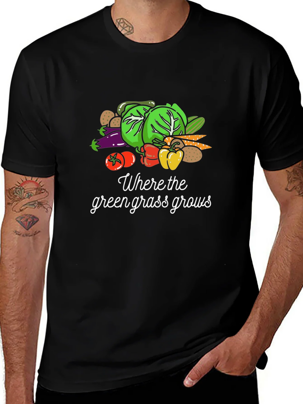 Where the Green Grass Grows Graphic Tee product image 1