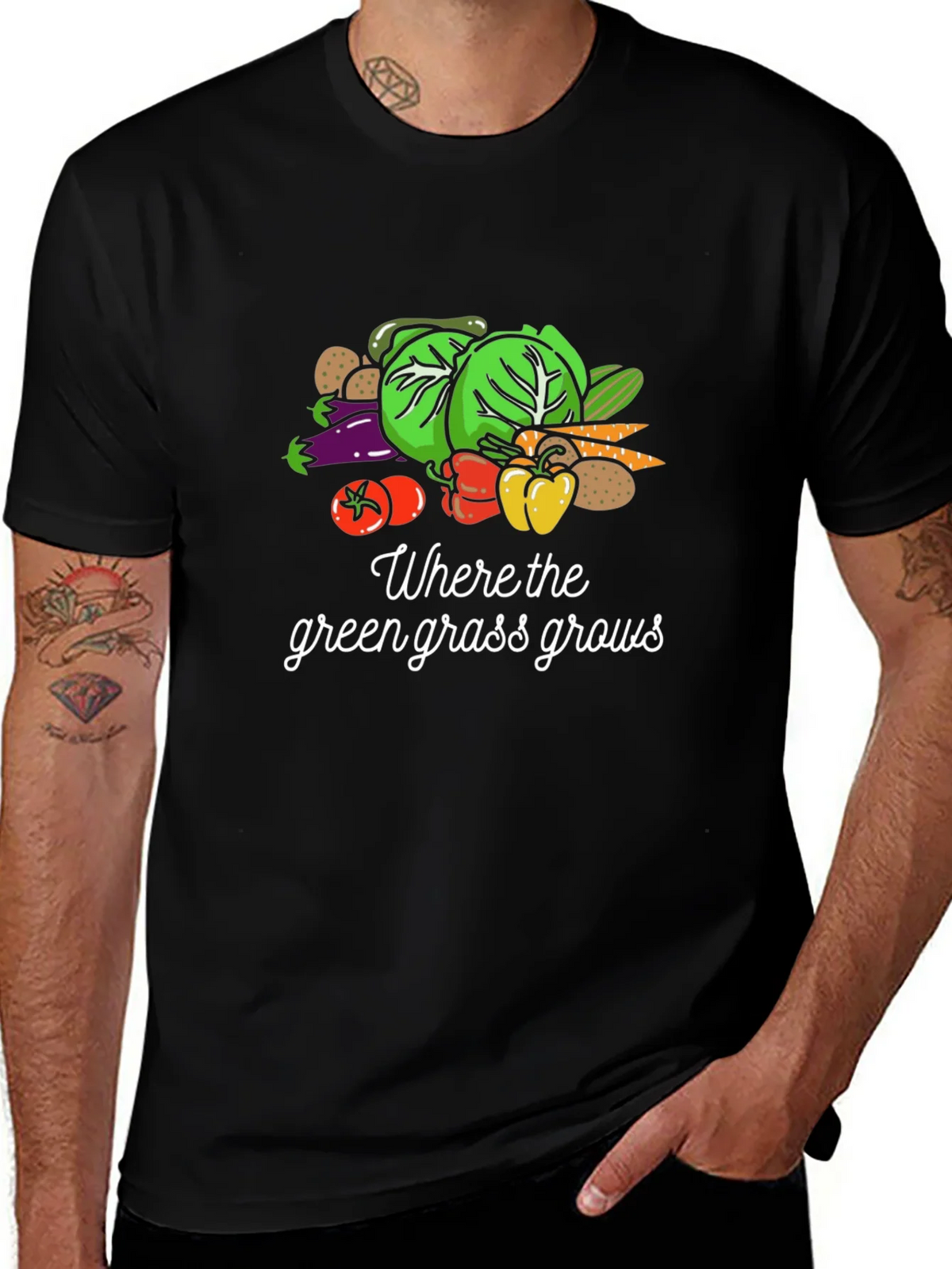 Where the Green Grass Grows Graphic Tee product image 1