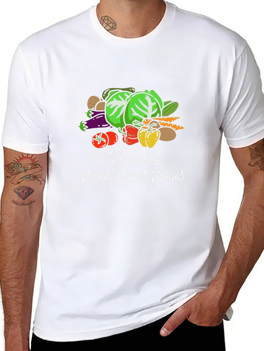 Where the Green Grass Grows Graphic Tee product image 3