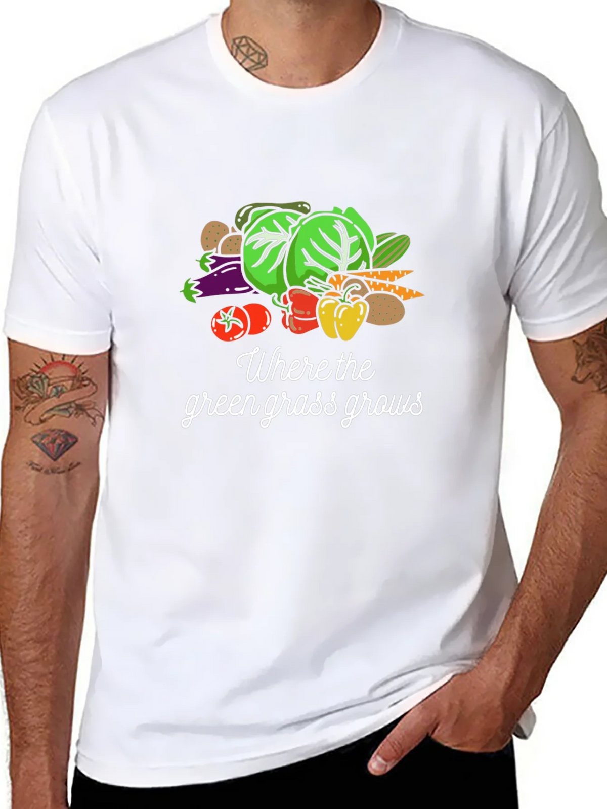 Where the Green Grass Grows Graphic Tee product image 3
