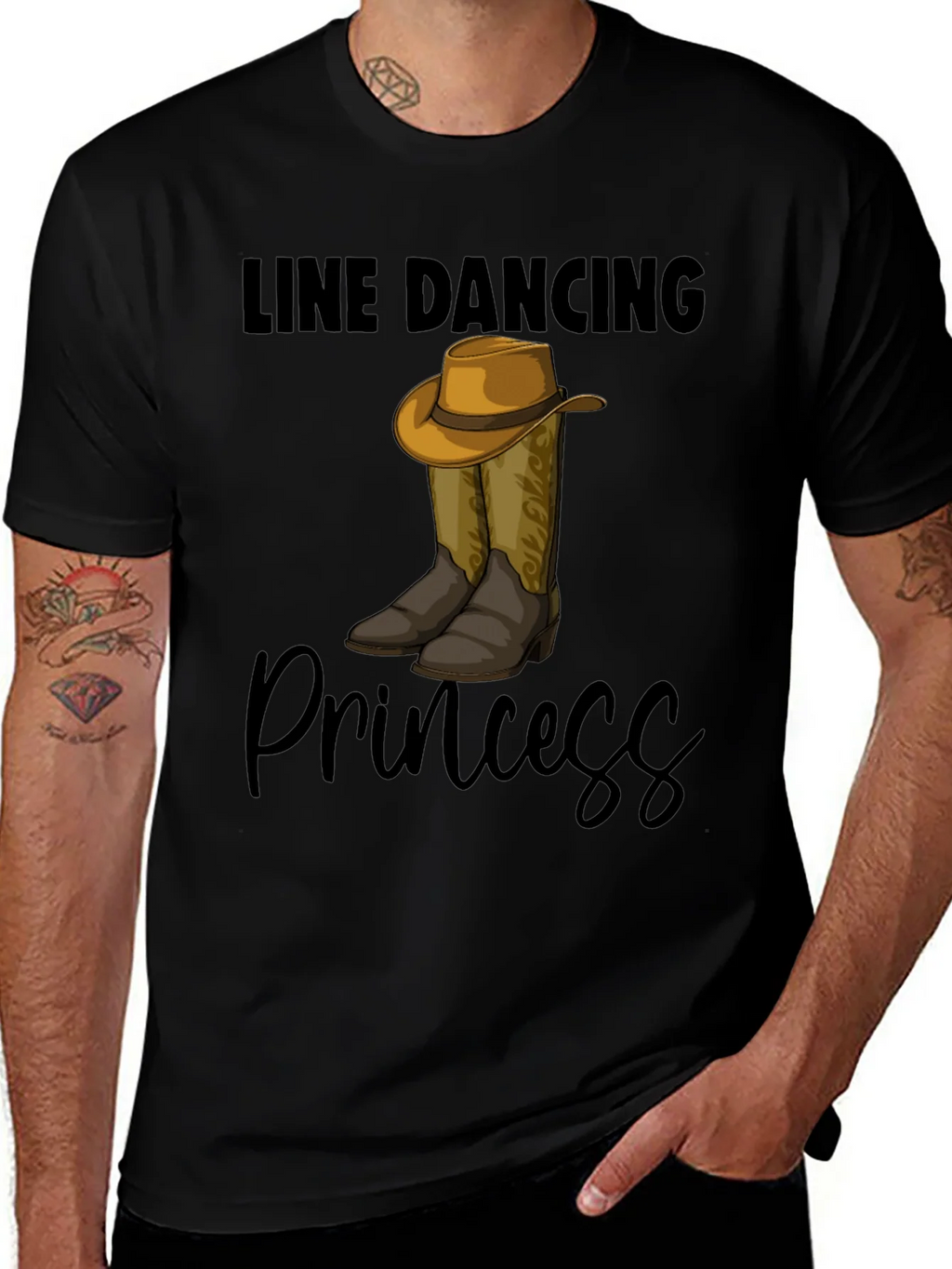 Line Dancing Princess Graphic Tee product image 1