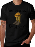Line Dancing Princess Graphic Tee product image 1
