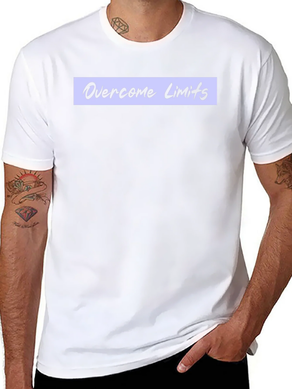 Overcome Limits Graphic Tee - Motivational T-Shirt product image 5