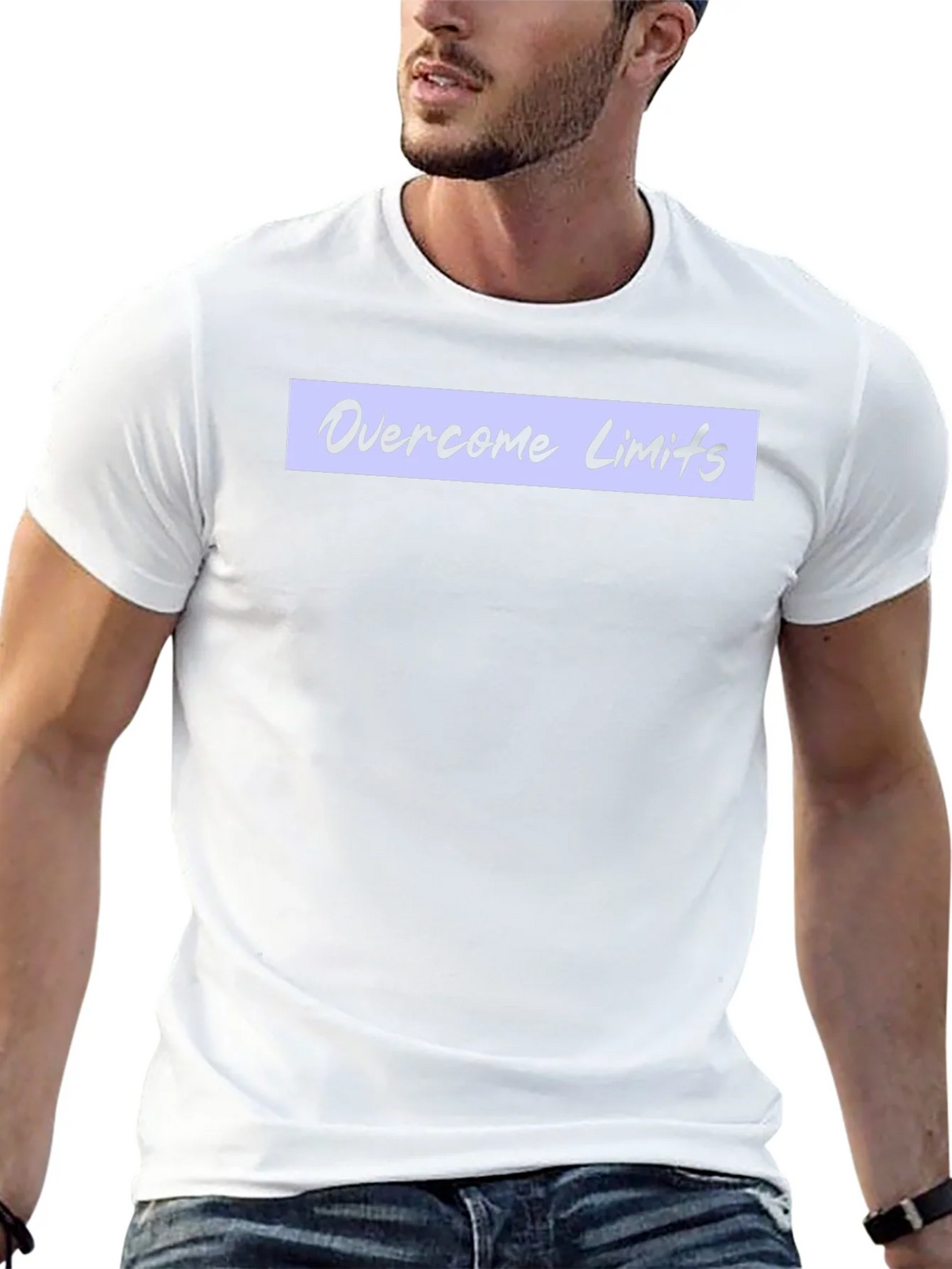 Overcome Limits Graphic Tee - Motivational T-Shirt product image 10