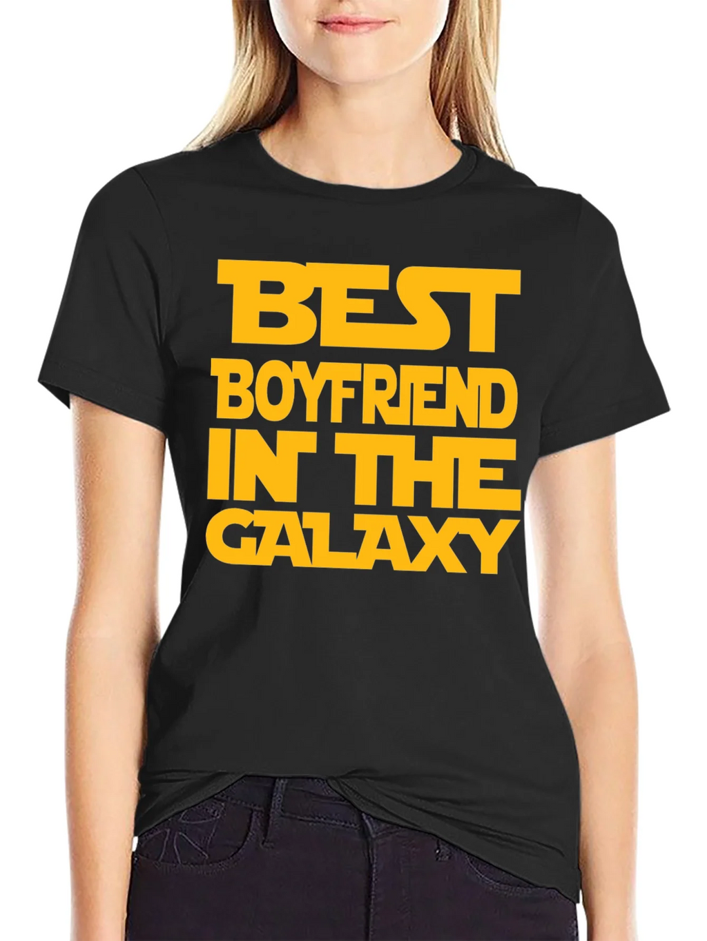 Best Boyfriend in the Galaxy Graphic Tee product image 2