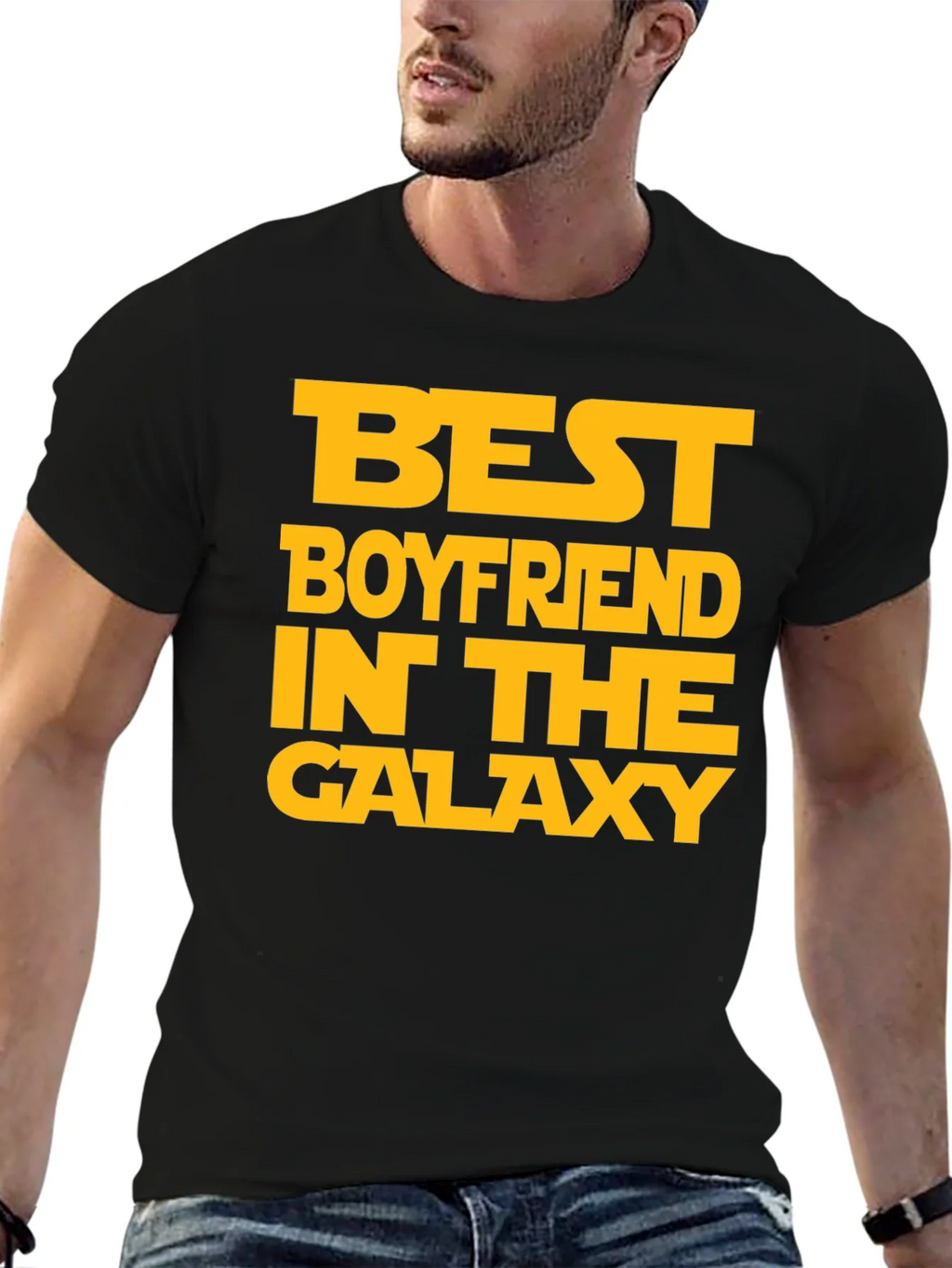 Best Boyfriend in the Galaxy Graphic Tee product image 6