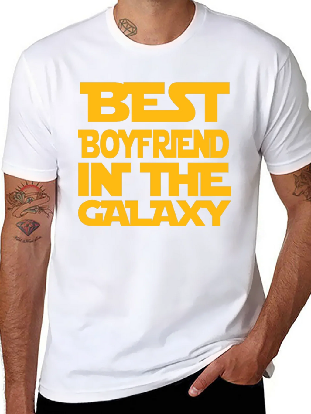 Best Boyfriend in the Galaxy Graphic Tee product image 7