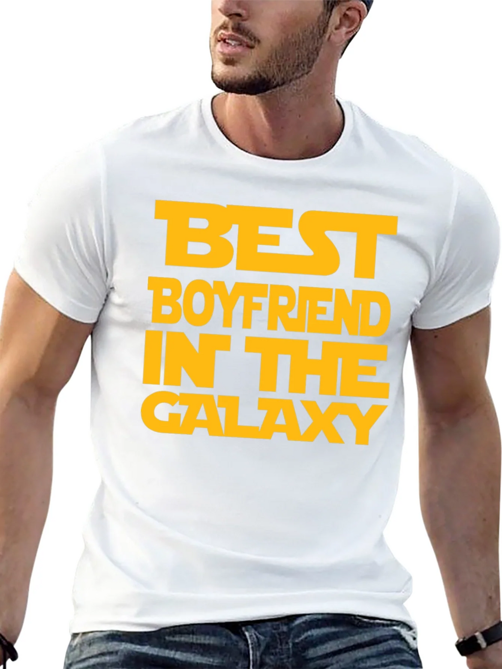Best Boyfriend in the Galaxy Graphic Tee product image 12