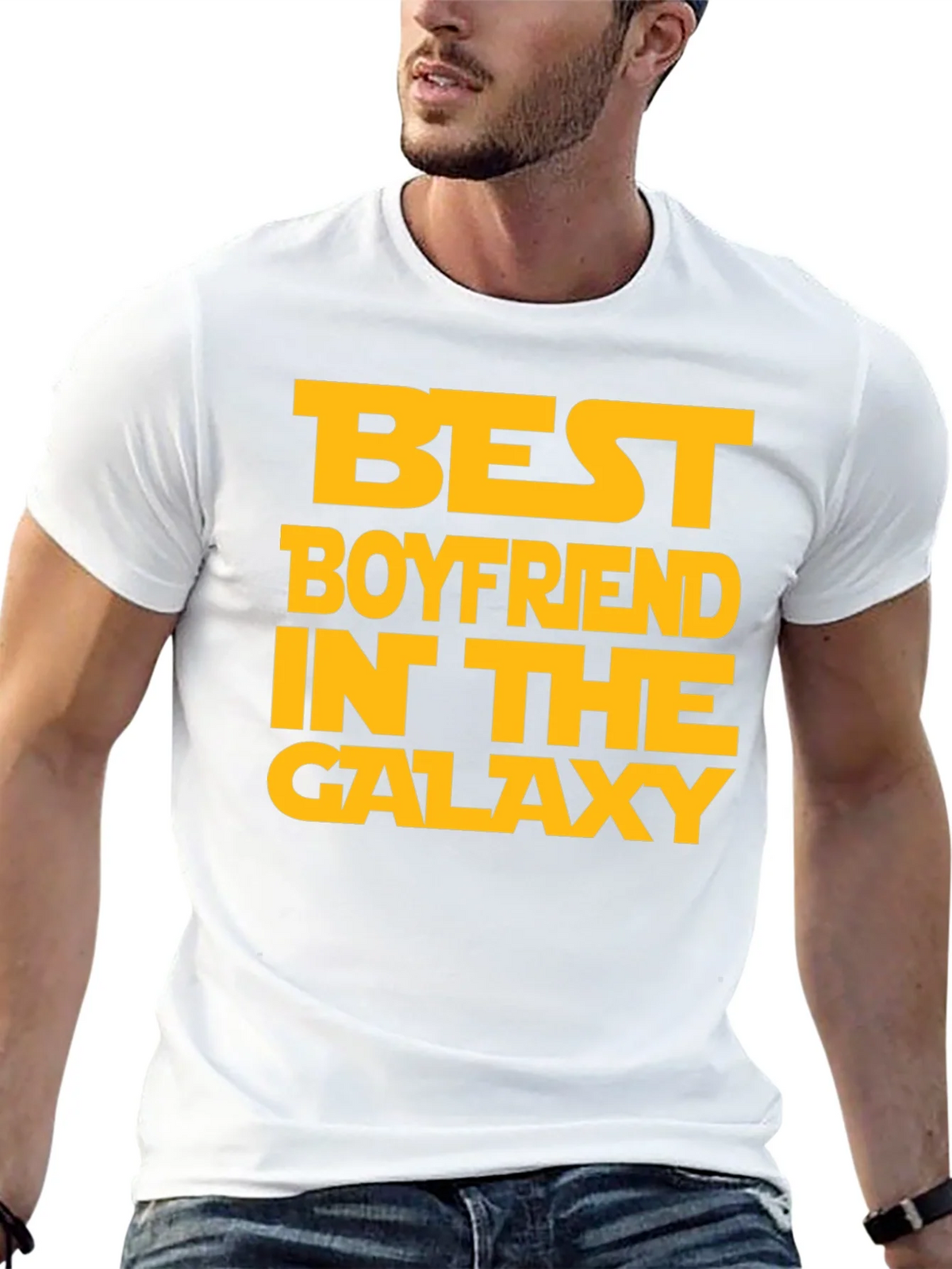 Best Boyfriend in the Galaxy Graphic Tee product image 12