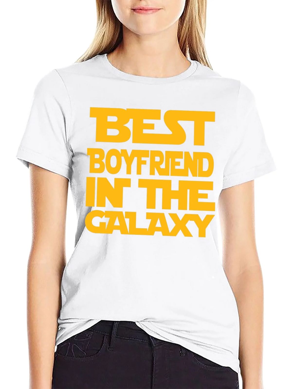 Best Boyfriend in the Galaxy Graphic Tee product image 8