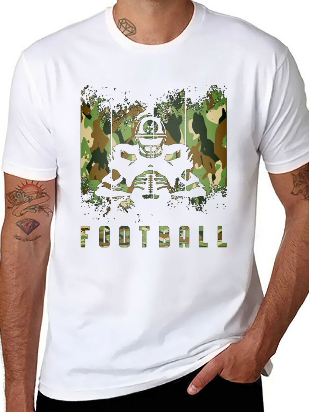 Football Camo T-Shirt - Game Day Ready! product image 7