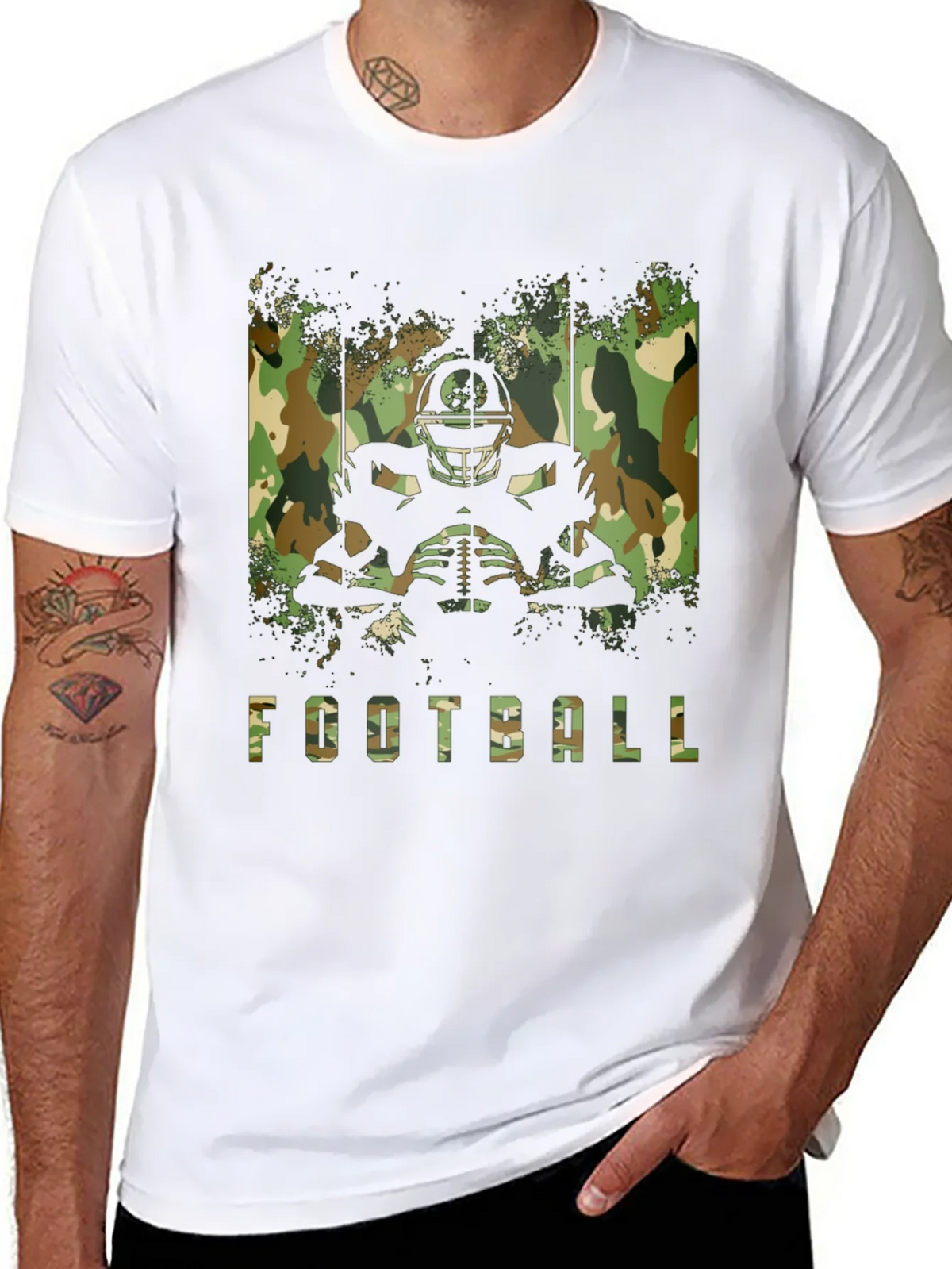 Football Camo T-Shirt - Game Day Ready! product image 7
