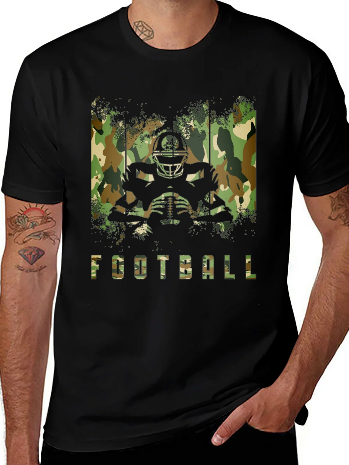 Football Camo T-Shirt - Game Day Ready! product image 1