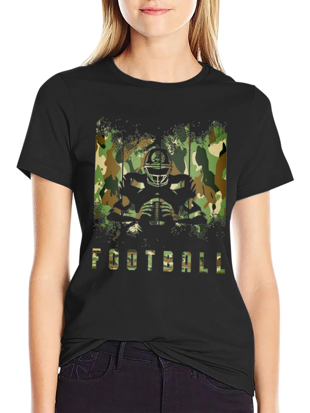Football Camo T-Shirt - Game Day Ready! product image 2