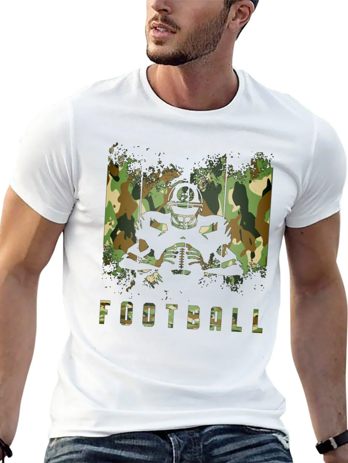 Football Camo T-Shirt - Game Day Ready! product image 12
