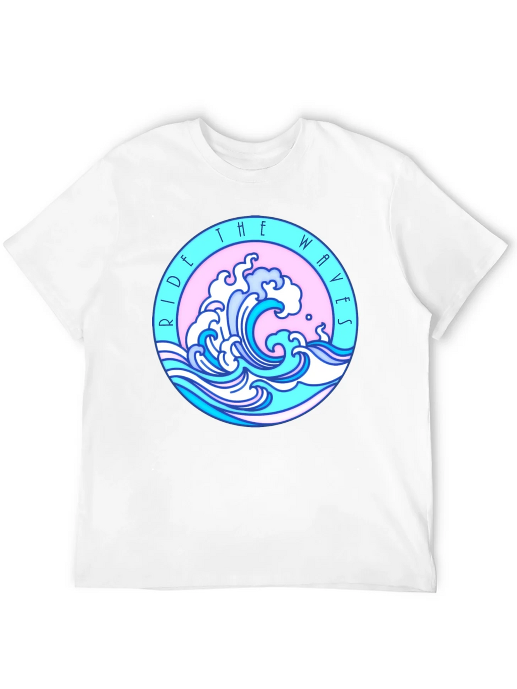 Ride The Waves Black Graphic Tee product image 4
