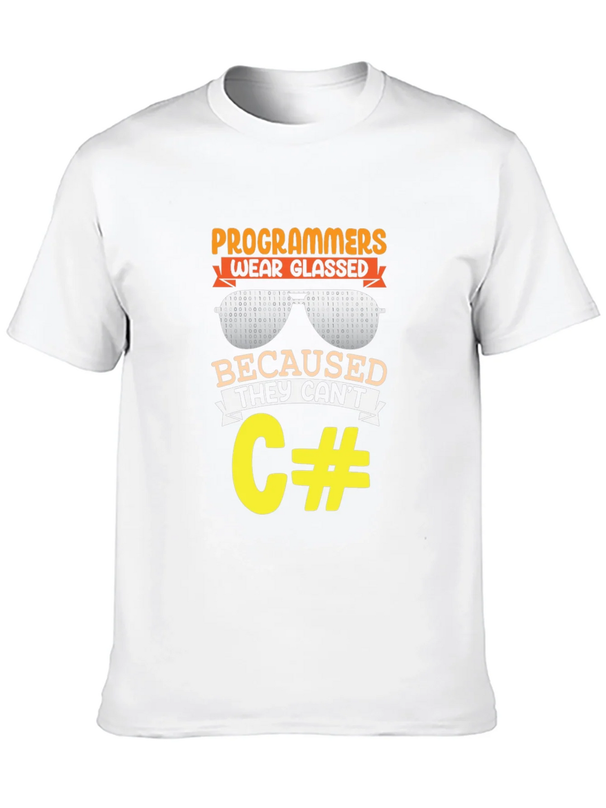 Programmers Wear Glasses Funny Coding T-Shirt product image 9