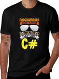 Programmers Wear Glasses Funny Coding T-Shirt product image 1