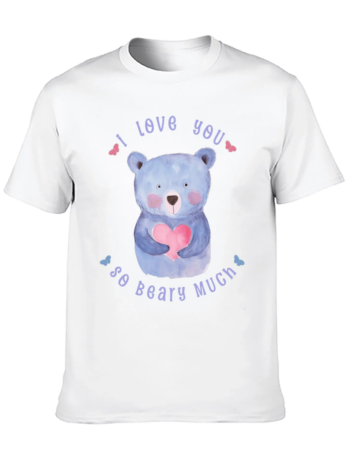 I Love You So Beary Much Black T-Shirt product image 9