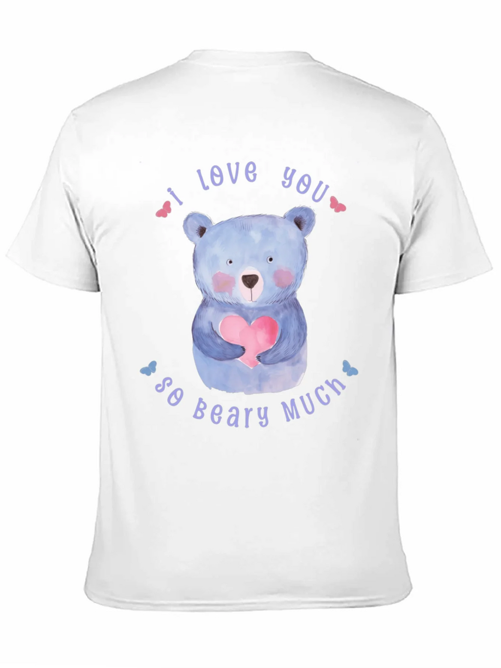I Love You So Beary Much Black T-Shirt product image 10