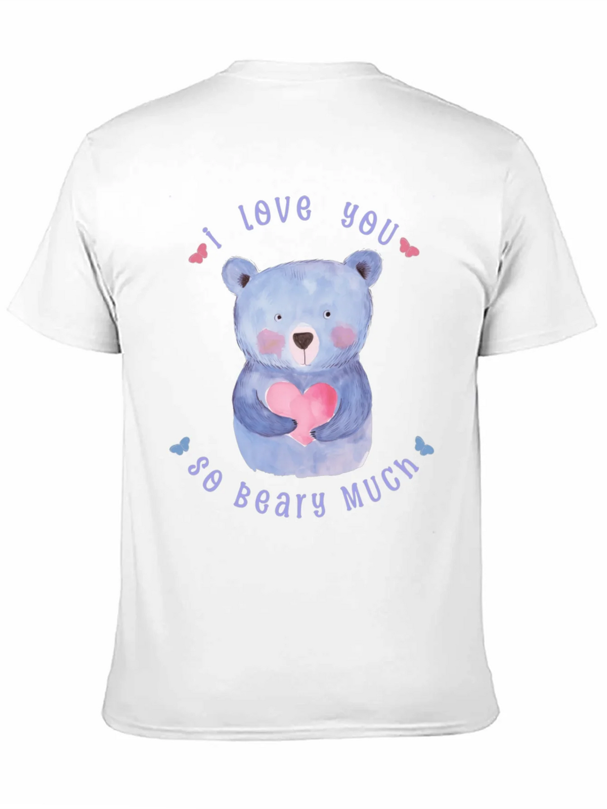 I Love You So Beary Much Black T-Shirt product image 10