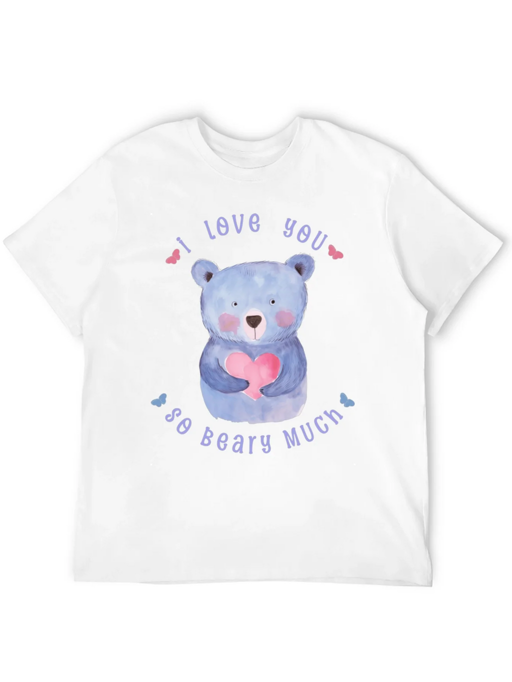 I Love You So Beary Much Black T-Shirt product image 11