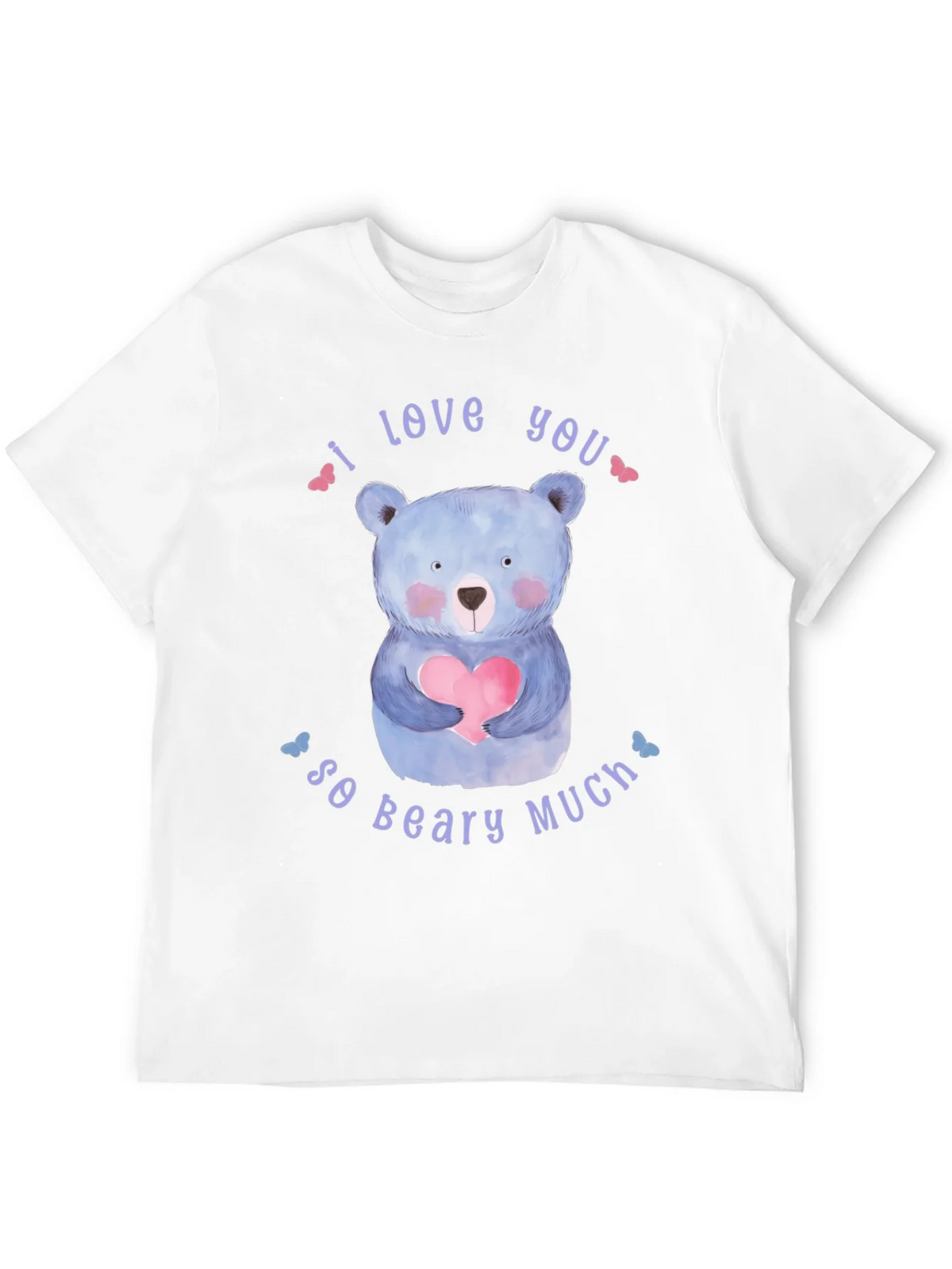 I Love You So Beary Much Black T-Shirt product image 11