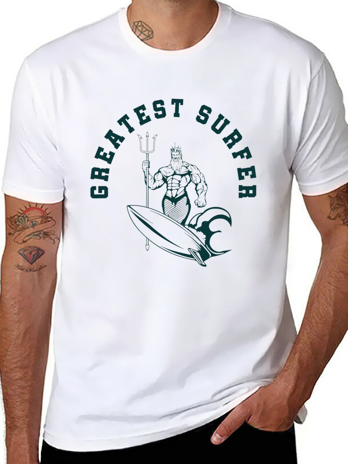 Greatest Surfer Graphic Tee - Black product image 7