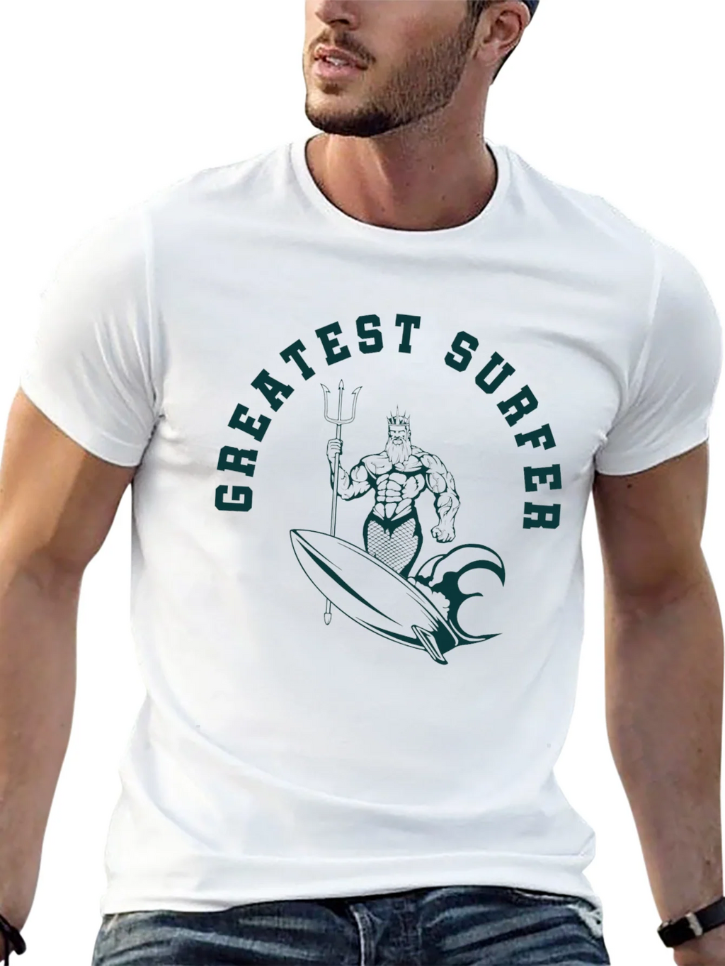 Greatest Surfer Graphic Tee - Black product image 12