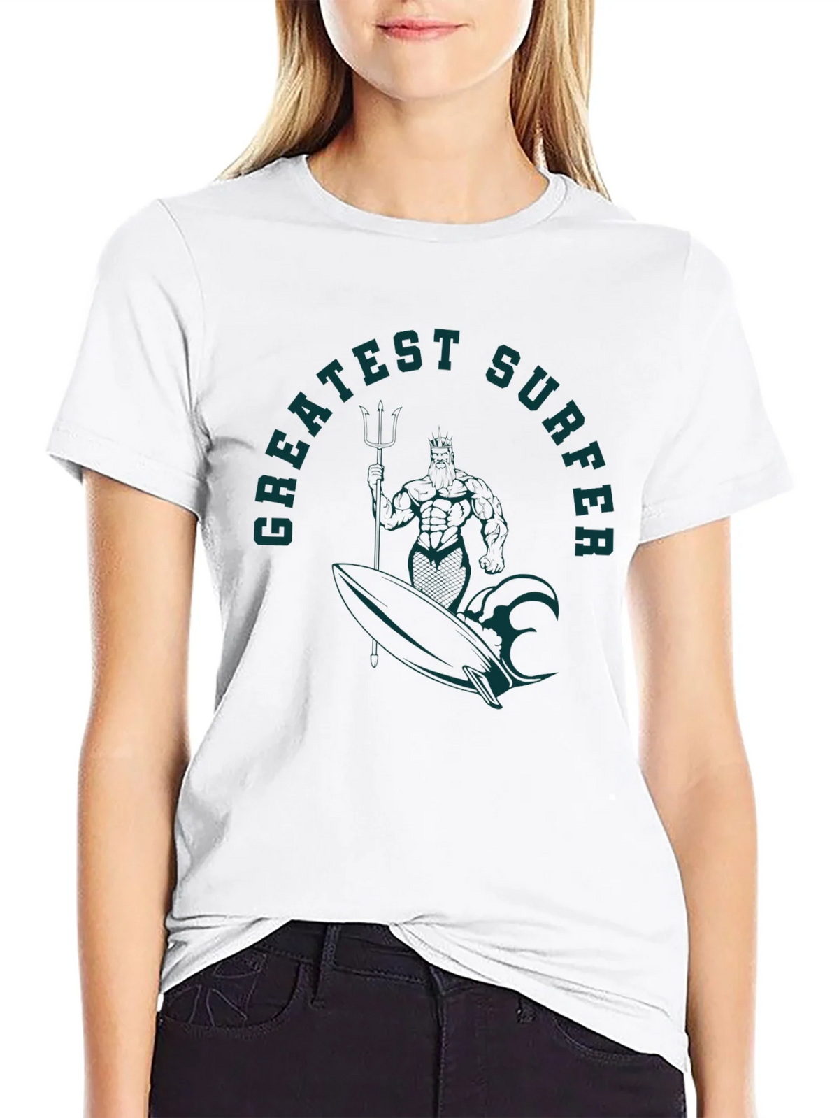 Greatest Surfer Graphic Tee - Black product image 8