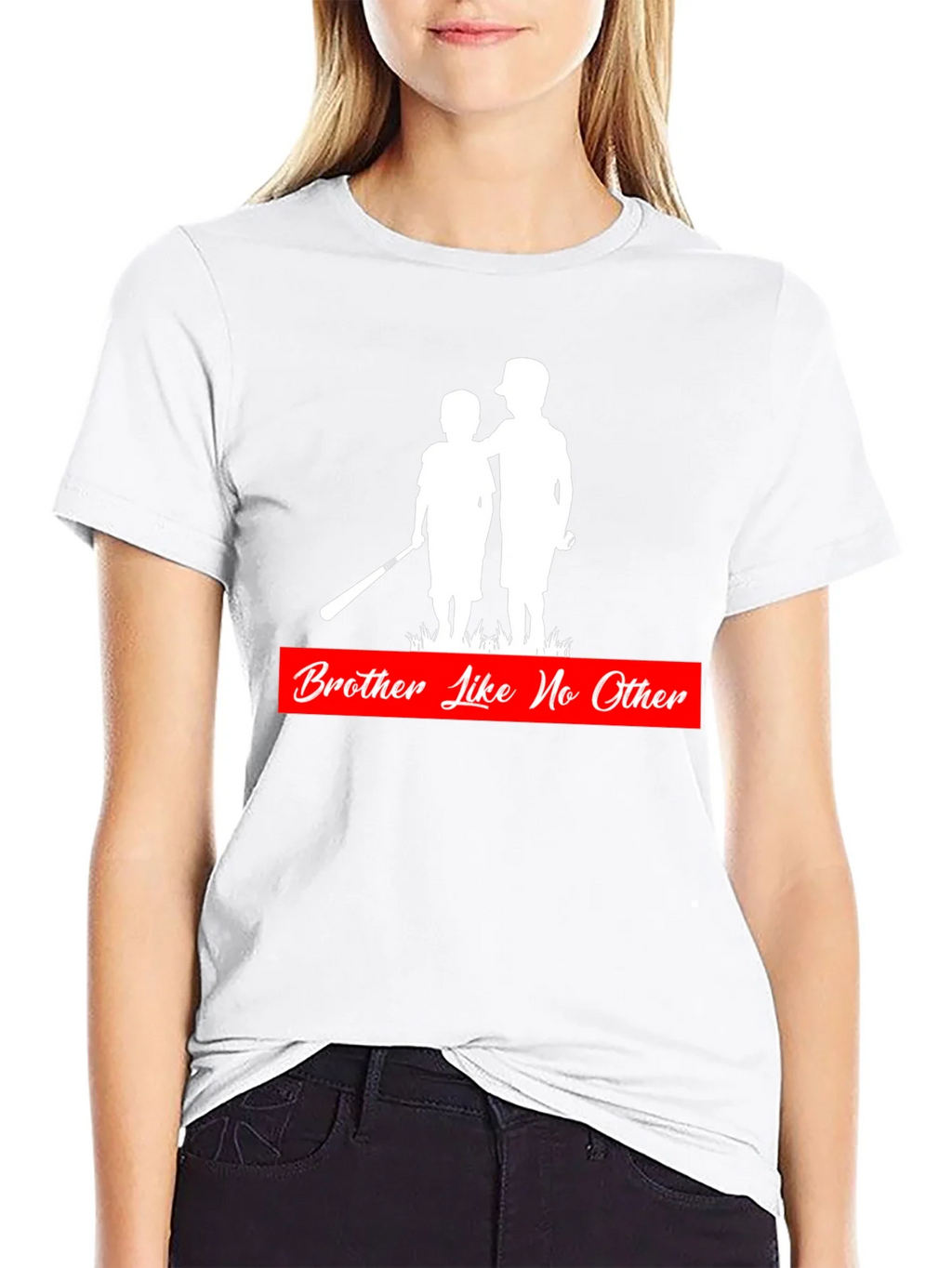 Brother Like No Other T-Shirt - Baseball Silhouette Design product image 8