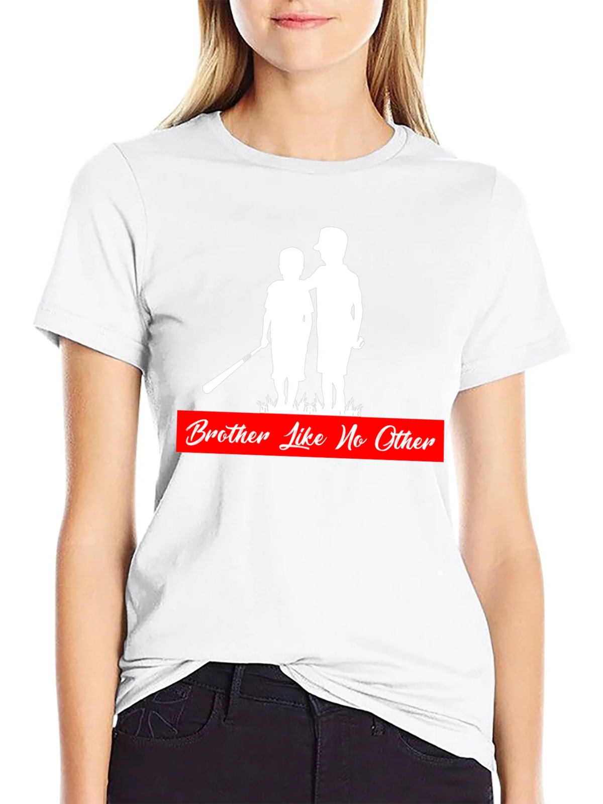 Brother Like No Other T-Shirt - Baseball Silhouette Design product image 8