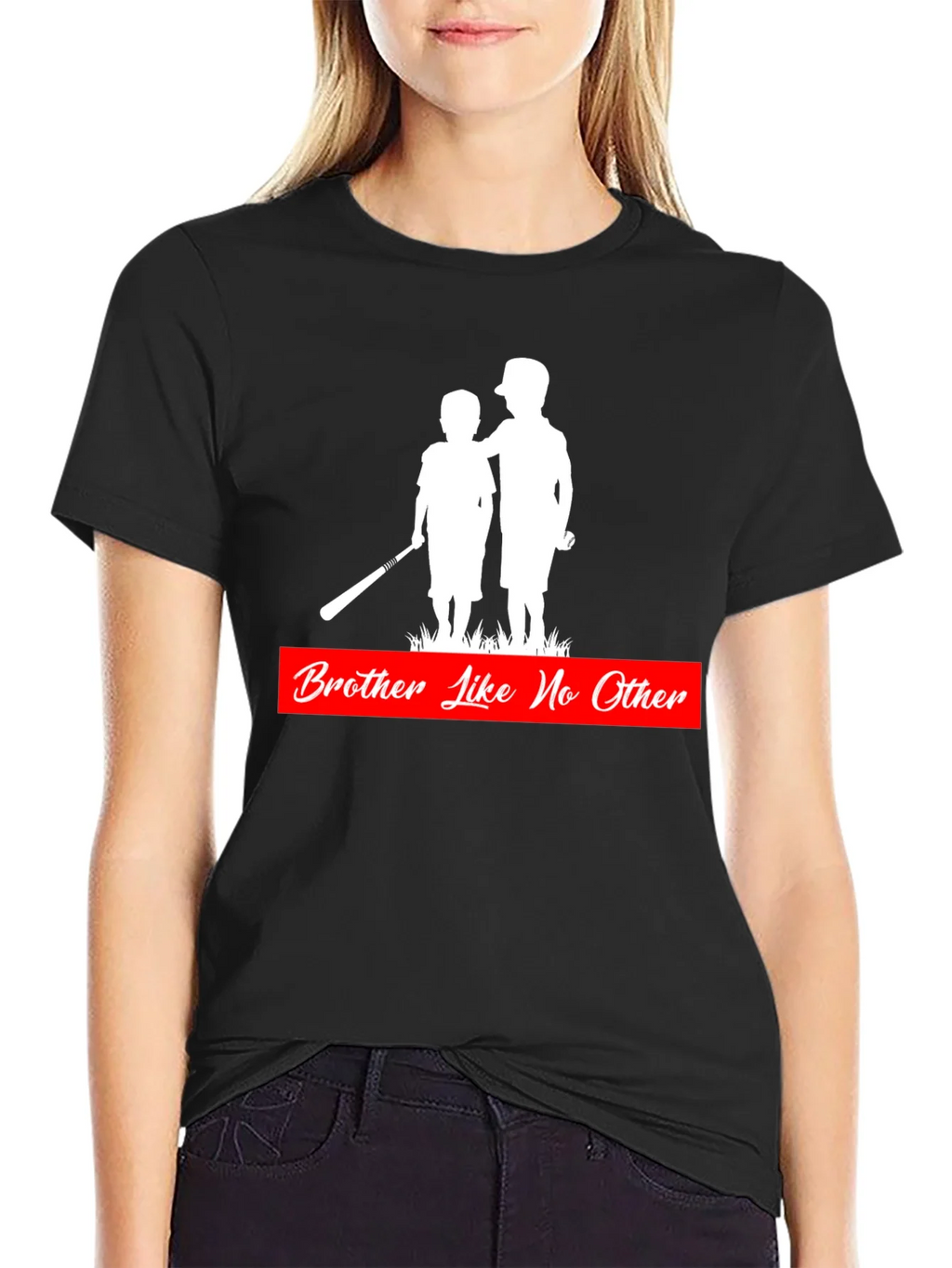 Brother Like No Other T-Shirt - Baseball Silhouette Design product image 2