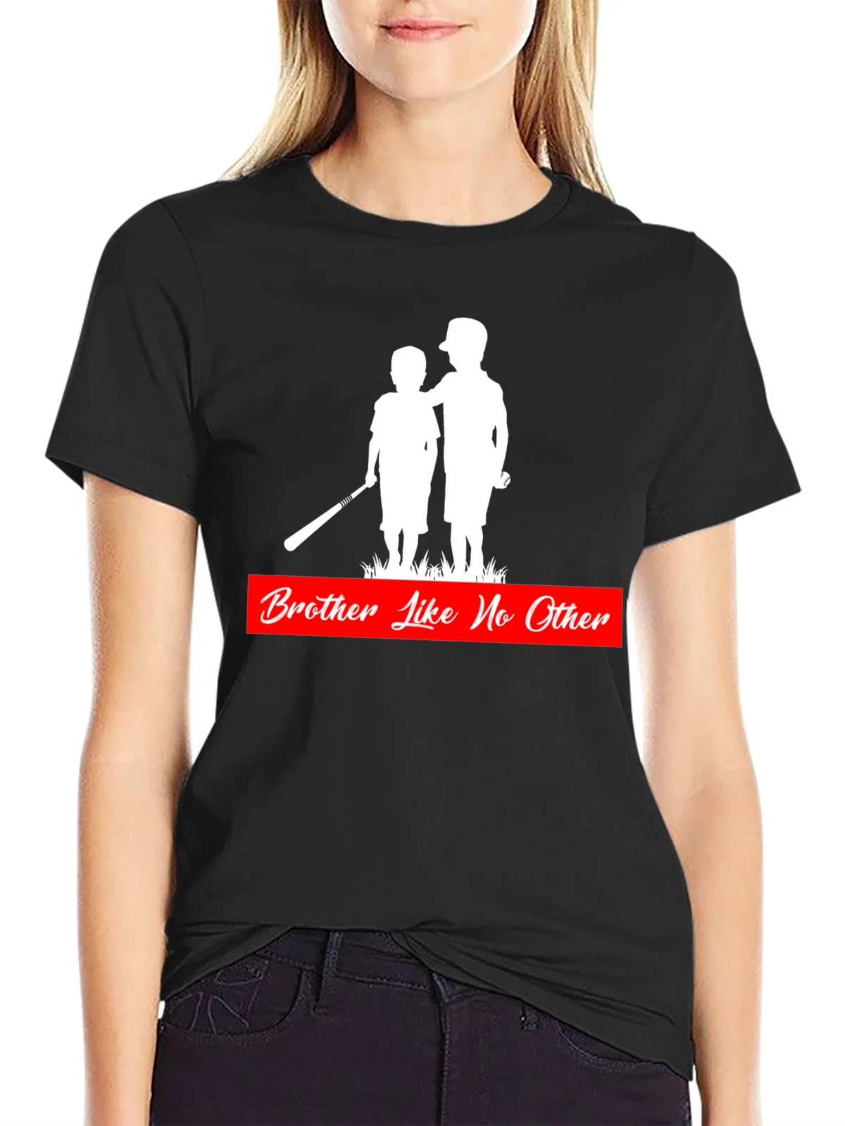 Brother Like No Other T-Shirt - Baseball Silhouette Design product image 2
