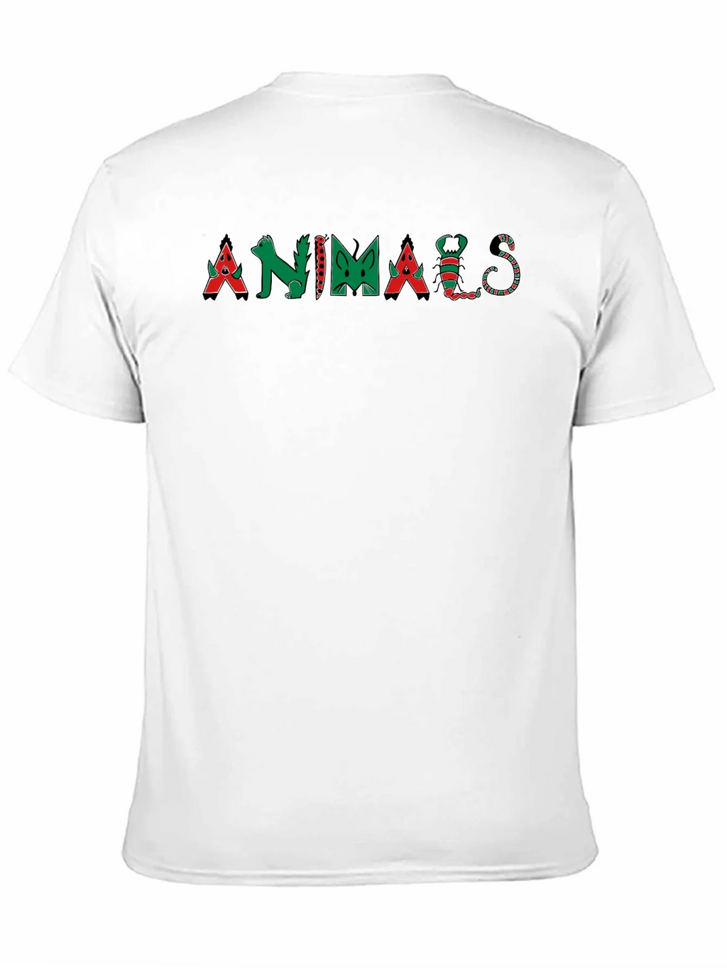 Animals Graphic Tee - Black Cotton T-Shirt product image 10
